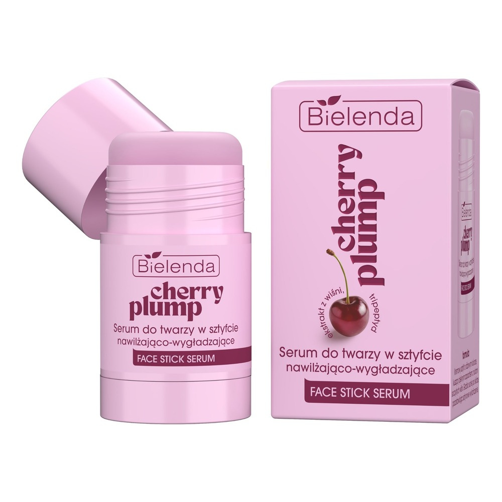 Bielenda Cherry Plump, Moisturizing and smoothing face serum stick, 20g