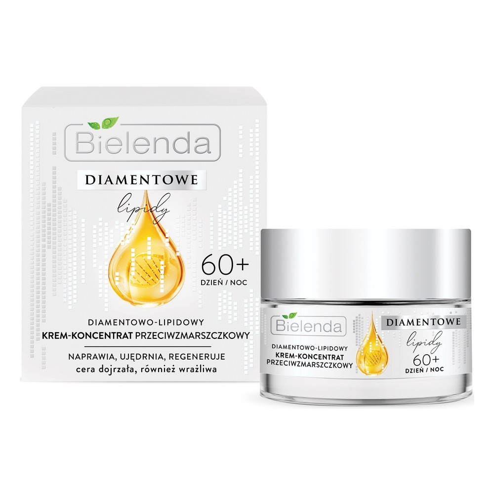 Bielenda Diamond Lipids 60+ Anti-Wrinkle Day and Night Cream-Concentrate for Mature and Sensitive Skin 50ml