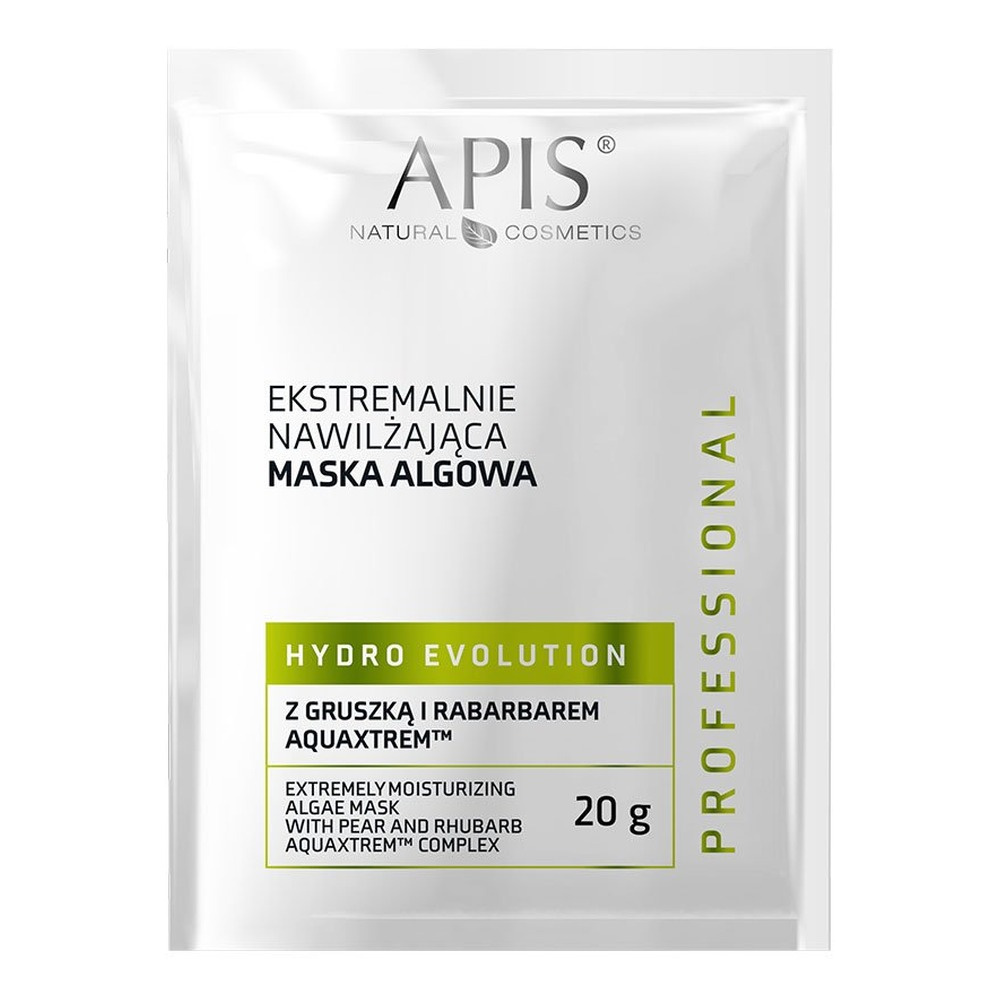 Apis Professional Hydro Evolution Extremely Moisturizing Algae Mask with Pear and Rhubarb for Dehydrated Skin 20g