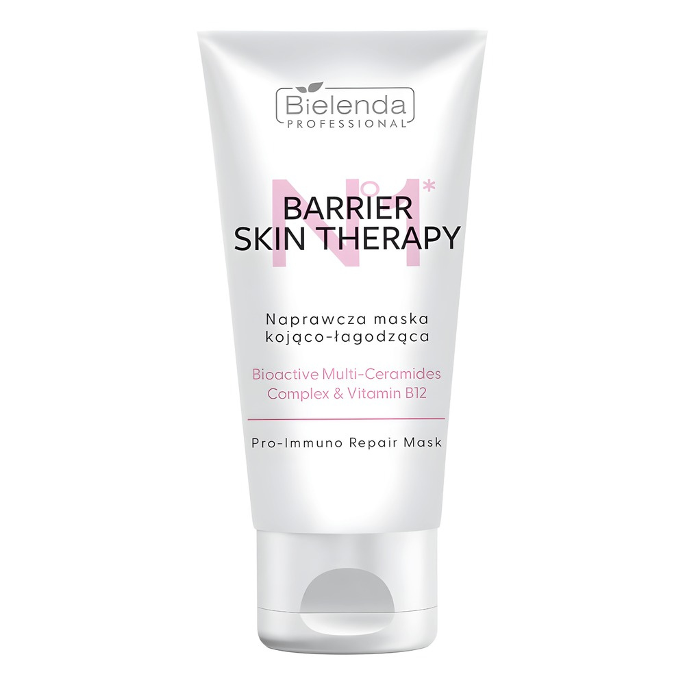 Bielenda Professional Barrier Skin Therapy Repairing Soothing Mask with Multi-Ceramide Complex & Vitamin B12 150ml