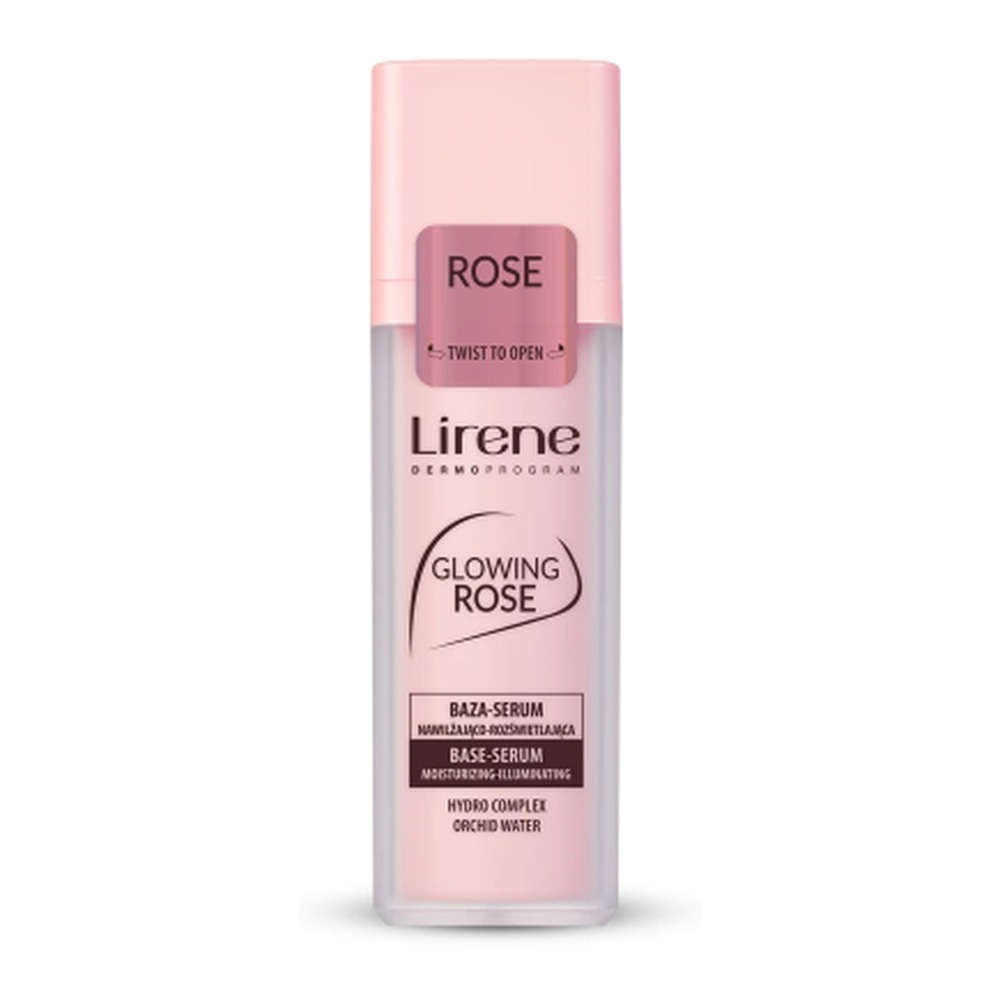 Lirene Uk Glowing Rose Moisturizing & Brightening Base Serum 30ml
