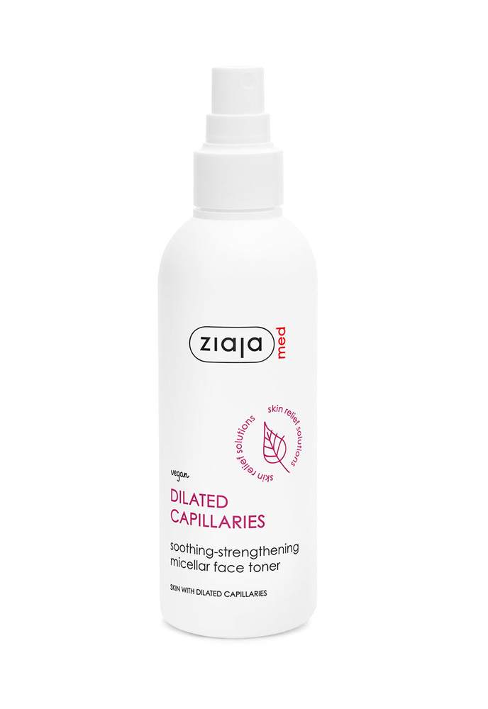 Ziaja Med Dilated Capillaries Soothing-Strengthening Micellar Face Toner 200ml