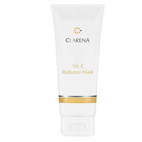 Clarena Vit C Fusion Line Illuminating Cream Mask with Vitamin C for Dull Skin 200ml