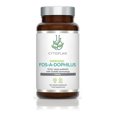 Cytoplan Fos-A-Dophilus Probiotic for Gut Health for People Over 40 60 Vcaps