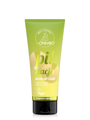 OnlyBio Body in Balance Moisturizing Body Cream for Dry Skin Pistachio 200ml