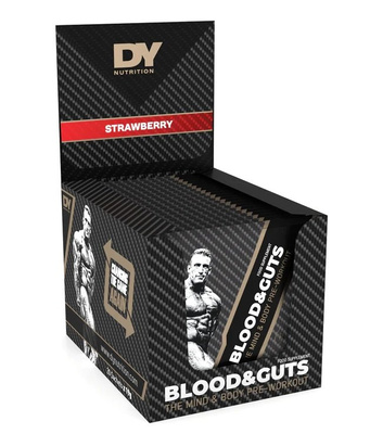 Dorian Yates Blood and Guts Pre-Workout Sachets Strawberry 20 x 19g