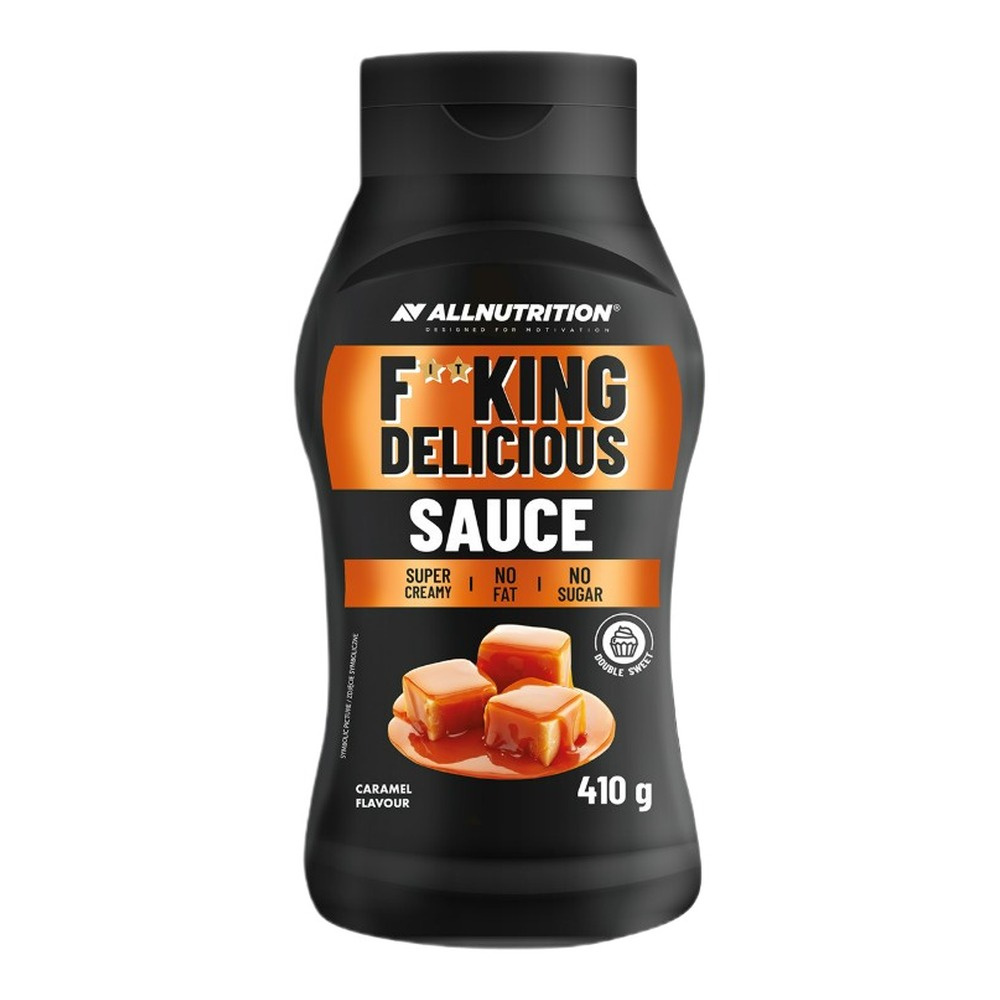 AllNutrition Fitking Delicious Sauce Caramel Sweet Sauce Without Added Sugar and Fat 410g