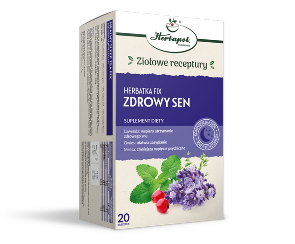 Herbapol Tea Fix Healthy Sleep Herbs Composition for Sleeping Disorders 20x2g