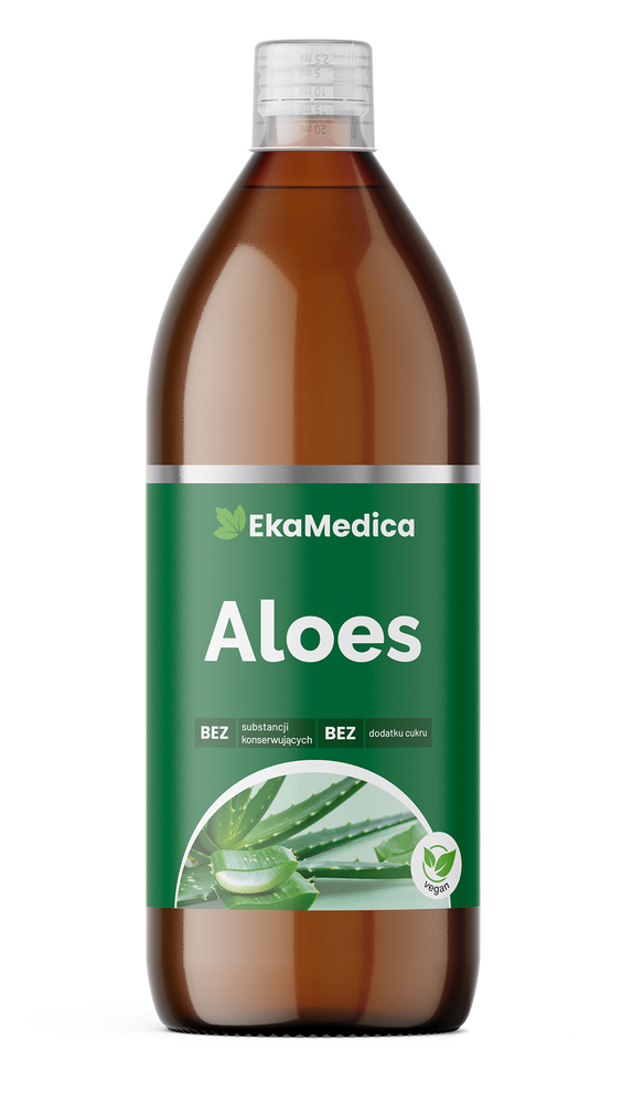 EkaMedica Naturalny 100% Sok z Aloesu 1000ml