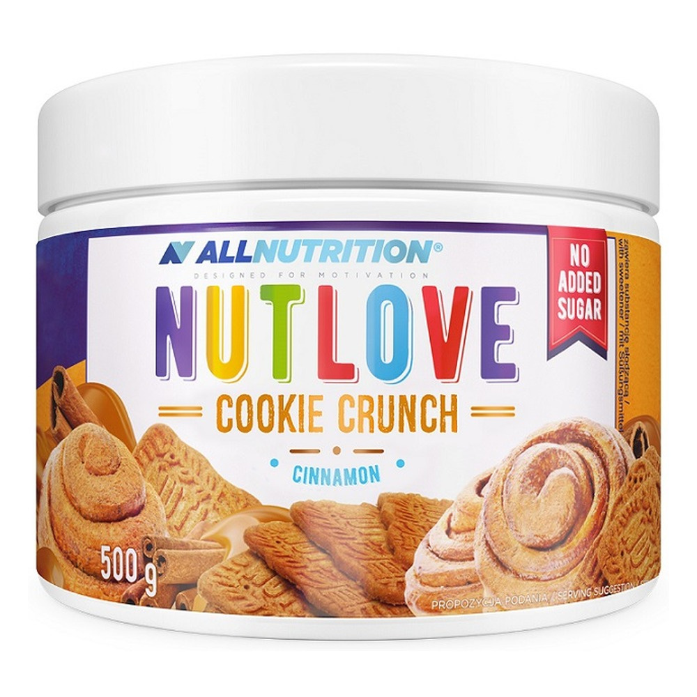 AllNutrition Nutlove Cinnamon Cookie Crunch Creamy Spread Sugar Free 500g