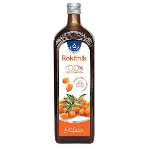 Oleofarm World's Juices Sea Buckthorn Juice for a Healthy Diet 490ml