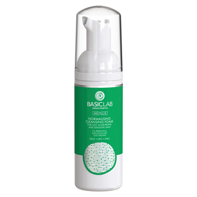 BasicLab Micellis Normalizing Cleansing Foam for Oily and Acne-Prone Skin 50ml