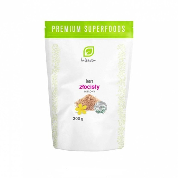 Intenson Defatted Minced Flax for Soups Sauces and Cocktail 200g Best Before 31.05.26