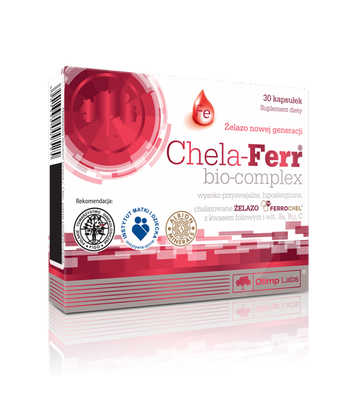 Olimp Chela-Ferr Bio-Complex Chelated Iron for Better Absorption 30 Capsules