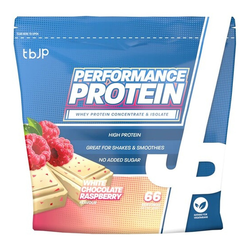 Trained by JP Performance Protein, White Chocolate Raspberry (EAN 659048915809) - 2000g