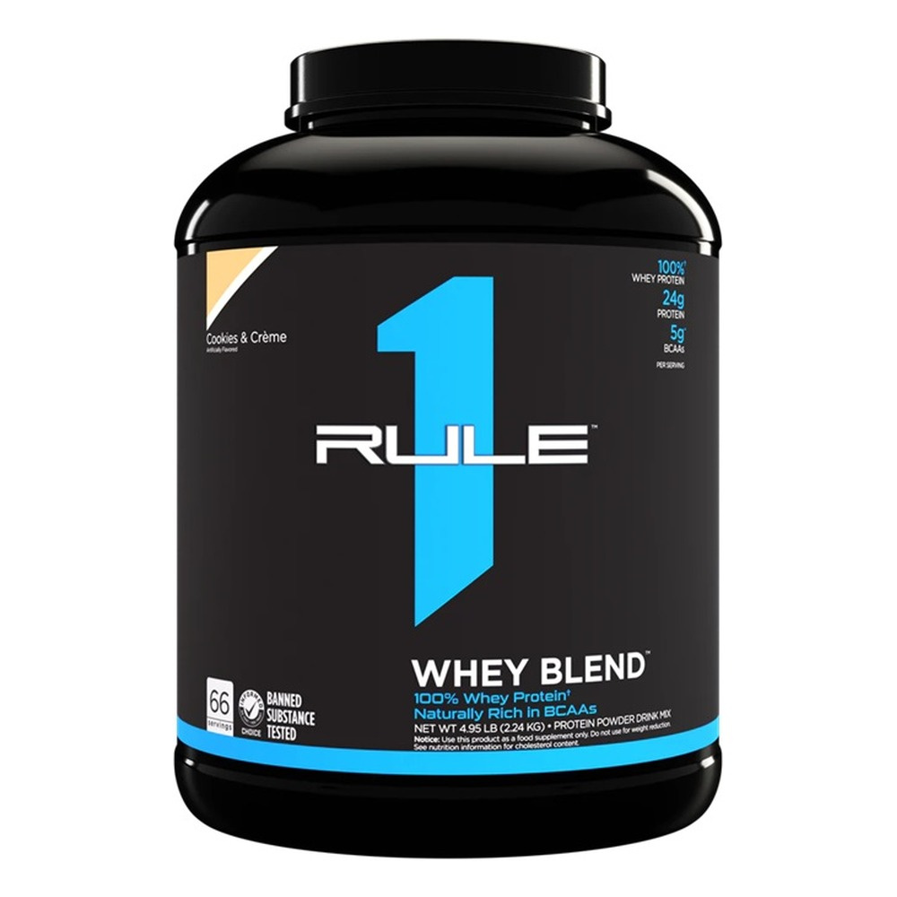 Rule One R1 Whey Blend, Cookies & Creme - 2240g