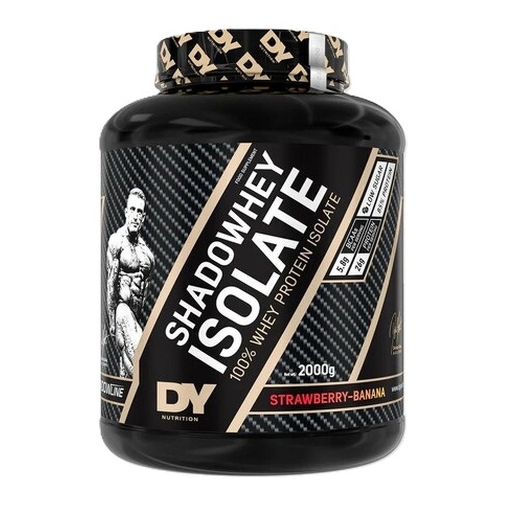 Dorian Yates Shadowhey Isolate Whey Protein Isolate for Muscle Growth Strawberry-Banana 2000g