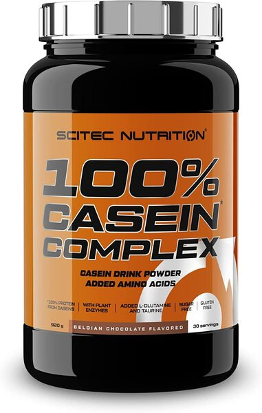 SciTec 100% Casein Complex, Belgian Chocolate - 920g