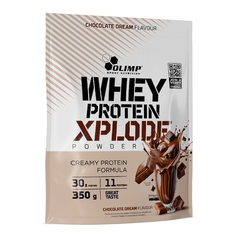 Olimp Nutrition Whey Protein Xplode Protein for Muscle Mass Chocolate Flavoured 350g