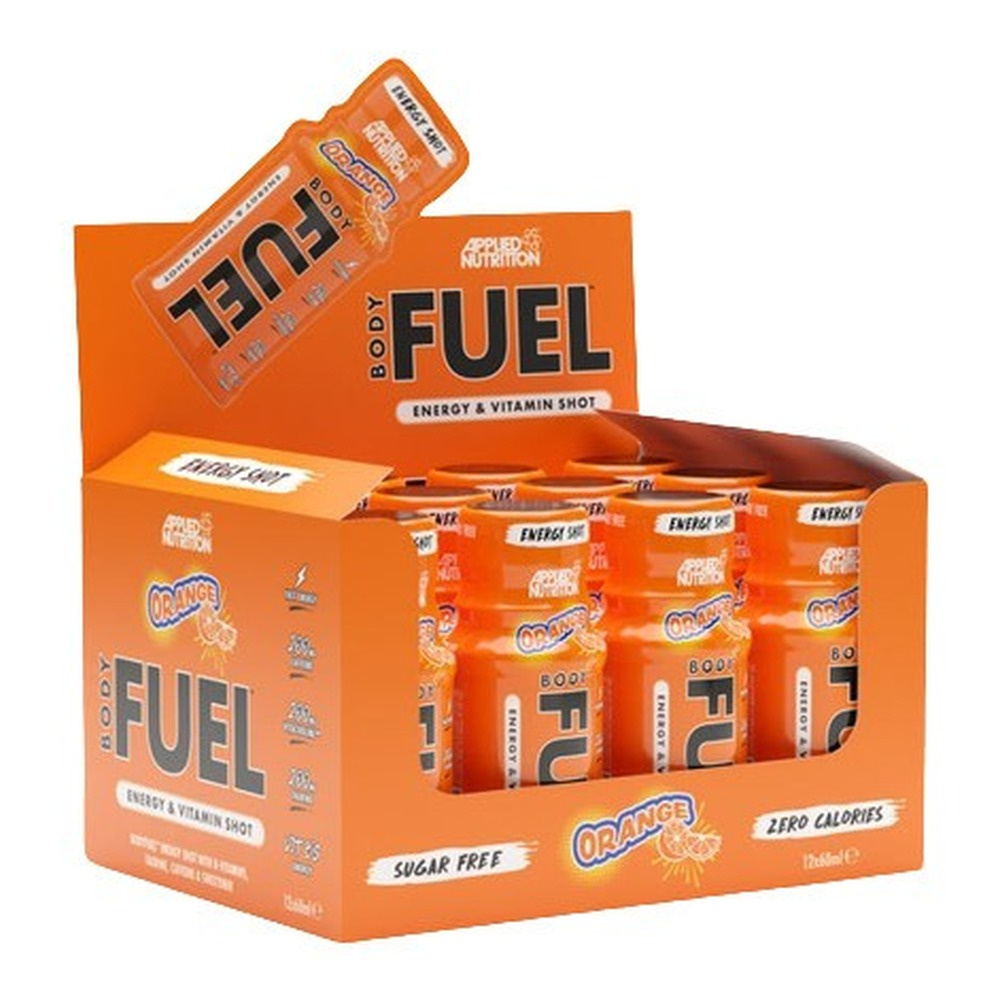 Applied Nutrition Bodyfuel Energy Shots, Orange 12 x 60ml