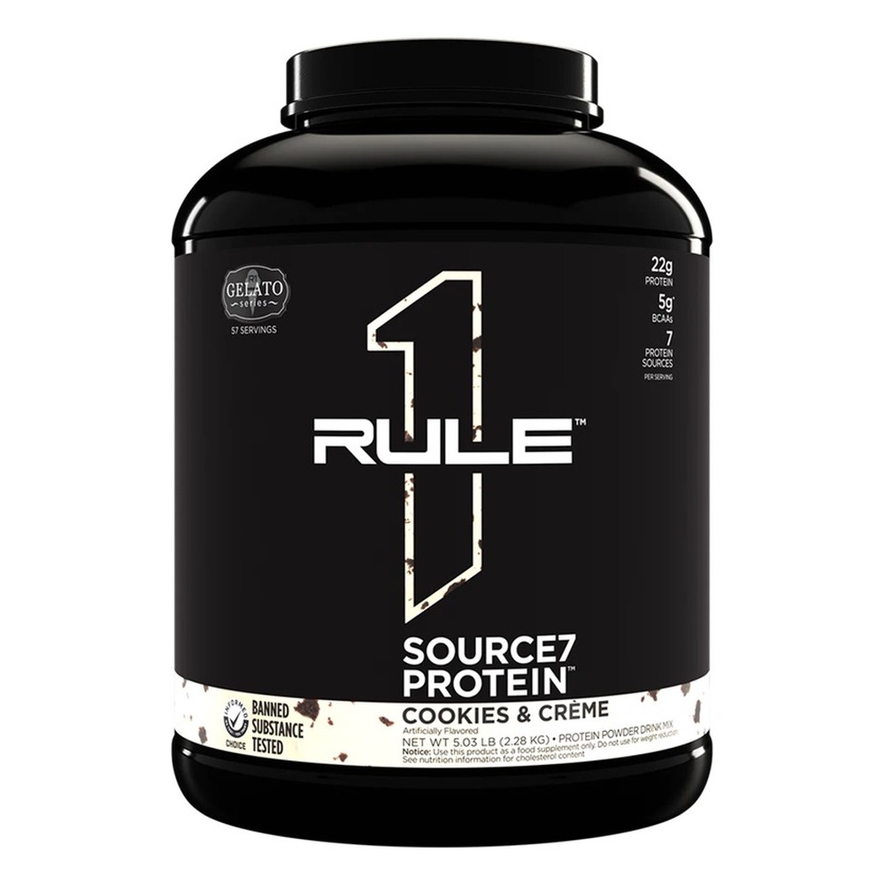 Rule One Source7 Protein, Cookies & Creme Gelato - 2280g