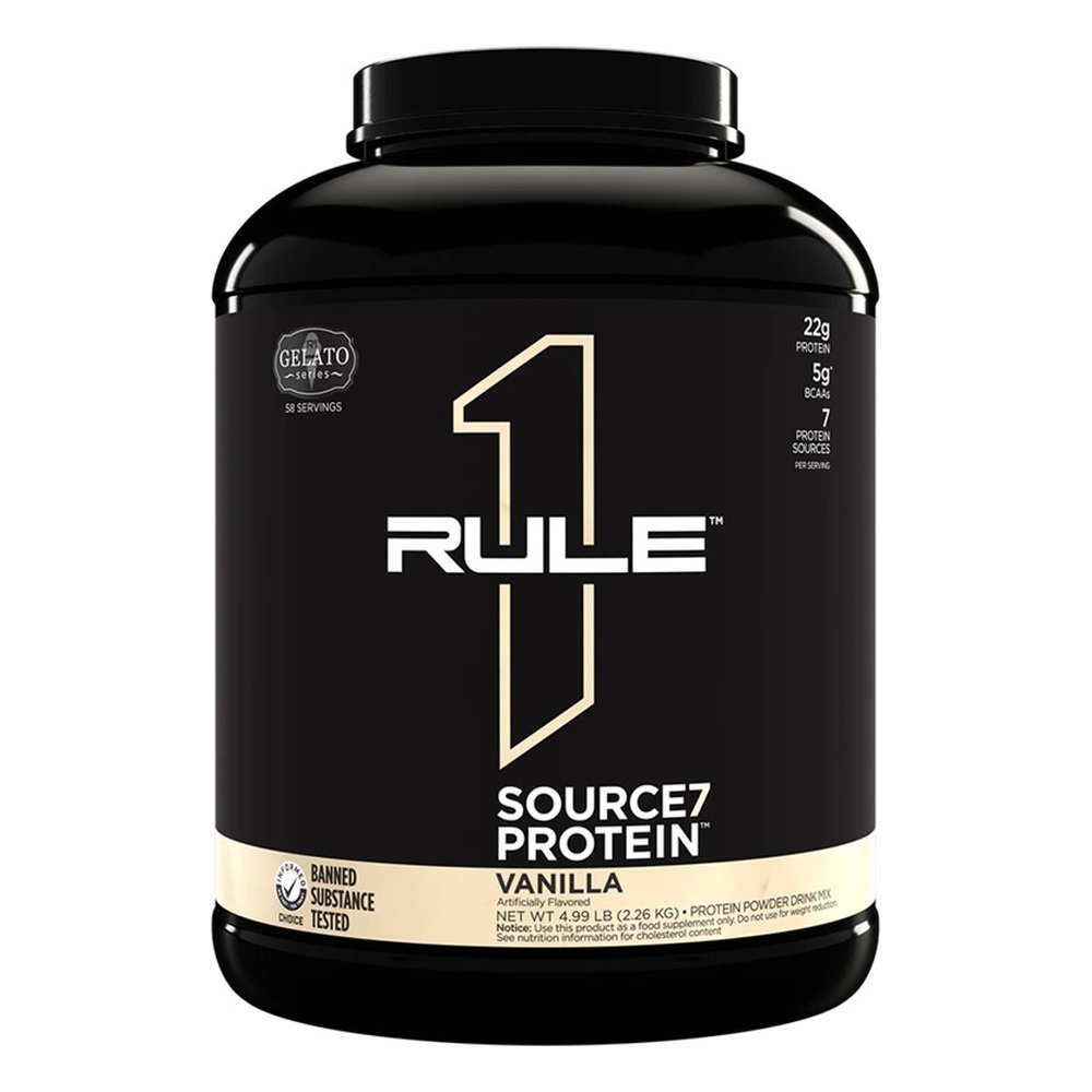 Rule One Source7 Protein, Vanilla Gelato - 2260g