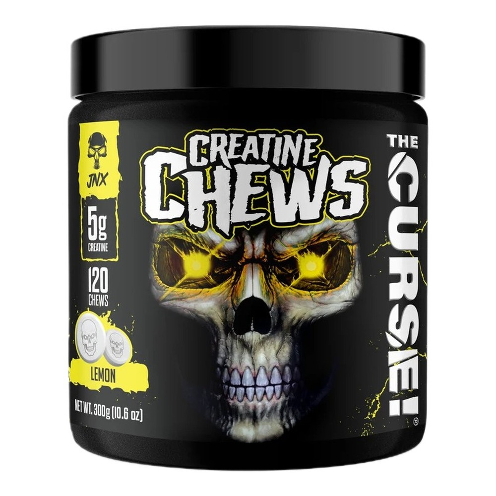 JNX Sports The Curse! Creatine Chews Lemon 120 Chews
