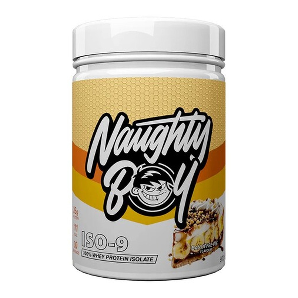 Naughty Boy Iso-9 Banoffee Pie Whey Protein Isolate For Muscle Growth 900g