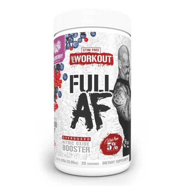 5% Nutrition Full AF Wildberry Pre-Workout for Muscle Pump 370g