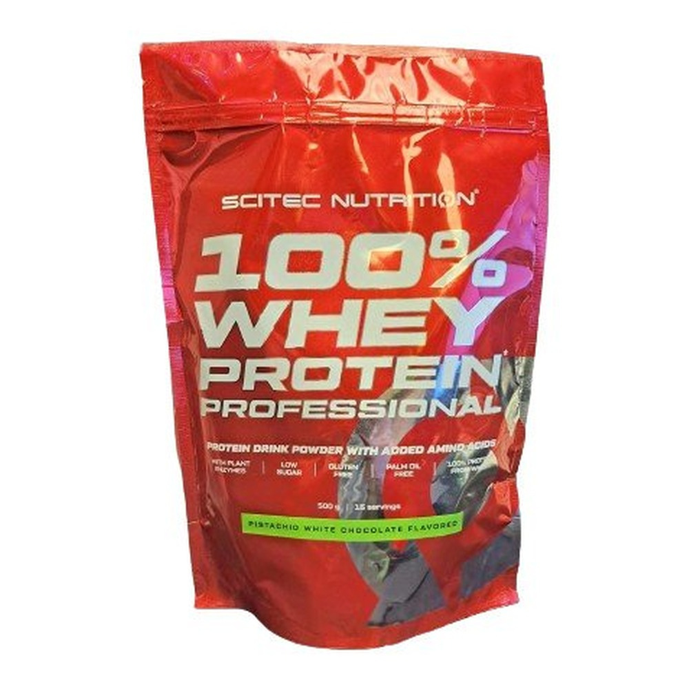 SciTec 100% Whey Protein Professional, Pistachio White Chocolate - 500g