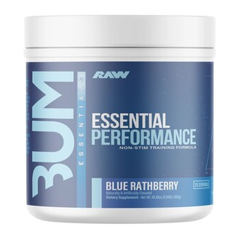 Raw Nutrition Bum Essential Performance, Blue Rathberry - 618g
