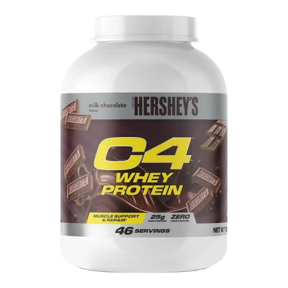 Cellucor C4 Whey Protein Powder, Hershey's Milk Chocolate 1610g