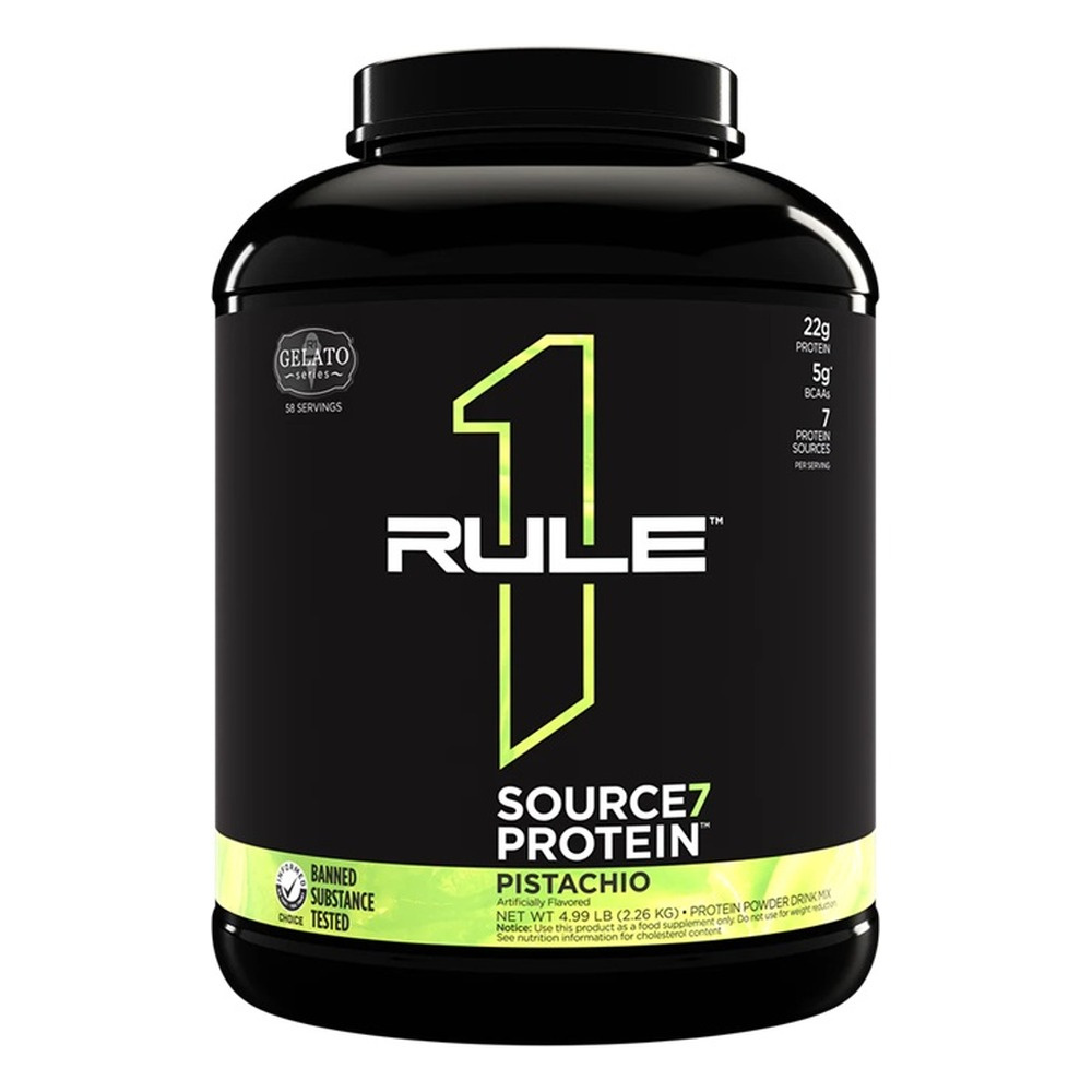 Rule One Source7 Protein, Pistachio Gelato - 2260g