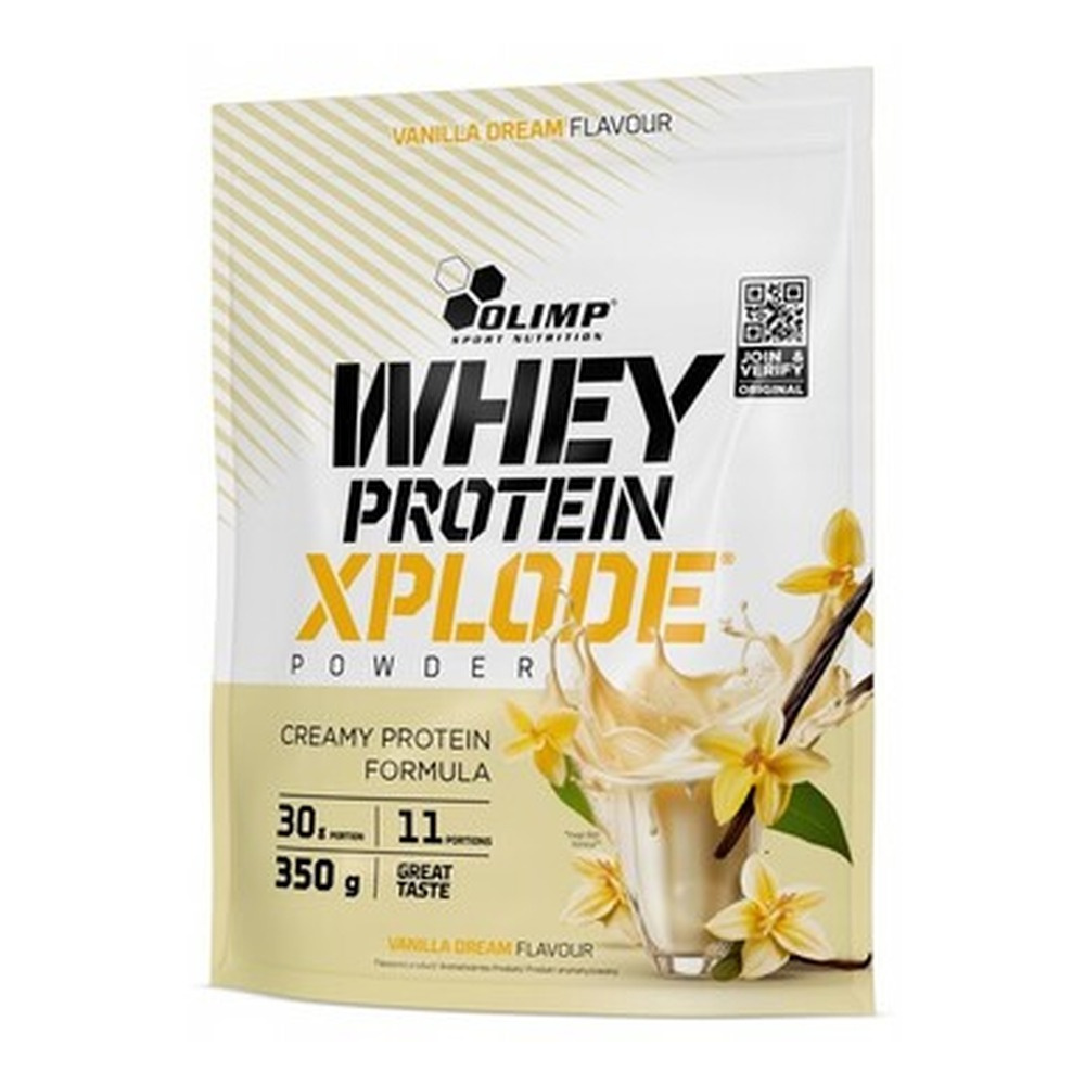Olimp Nutrition Whey Protein Xplode Vanilla Dream Protein Supplement for Muscle Mass Growth 350g