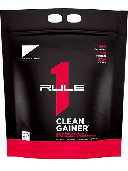 Rule One R1 Clean Gainer, Vanilla Ice Cream - 4320g
