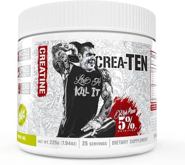 5% Nutrition Crea-TEN Legendary Series Creatine Blend Powder for Muscle Growth and Strength 225g