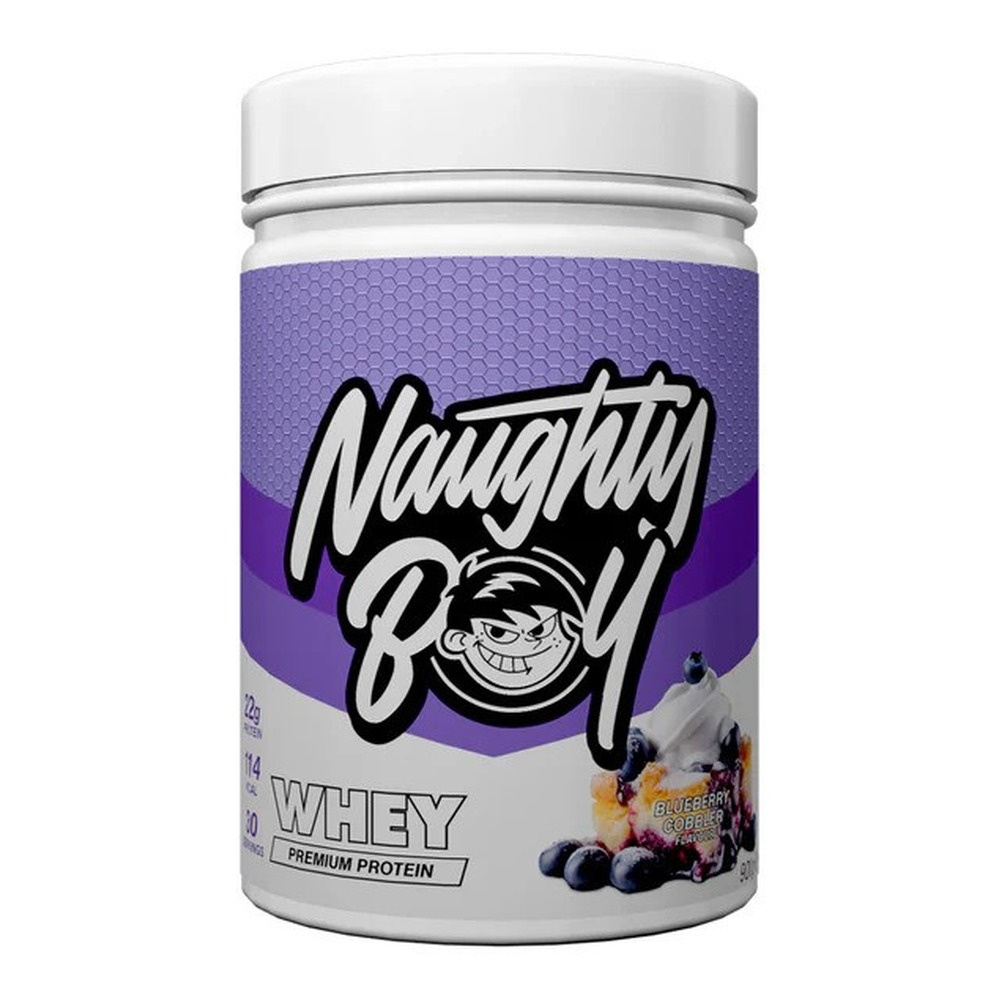 Naughty Boy Advanced Whey Protein Blueberry Cobbler for Muscle Growth 900g