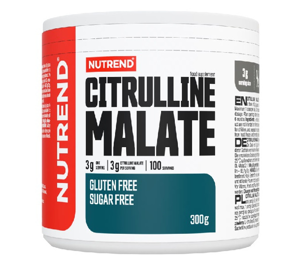 Nutrend Citrulline Malate Powder for Muscle Pump and Performance 300g