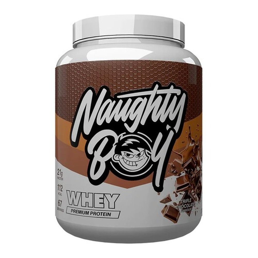 Naughty Boy Advanced Whey Protein Powder Triple Chocolate for Muscle Growth 2010g