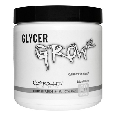 Controlled Labs GlycerGrow 2 Unflavored Powder for Cell Volumization and Hydration 234g