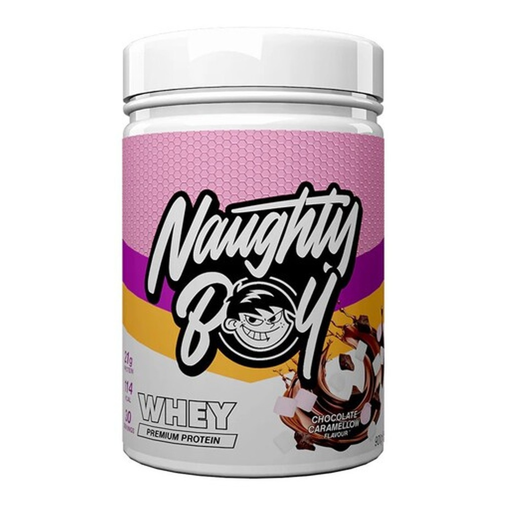 Naughty Boy Advanced Whey Protein Chocolate Caramellow For Muscle Growth 900g