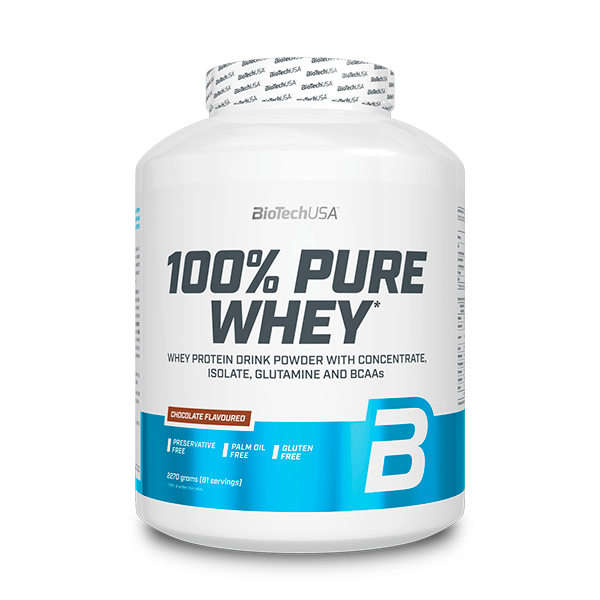 BioTechUSA 100% Pure Whey Caramel Cappuccino Whey Protein Powder For Muscle Growth and Maintenance 2270g