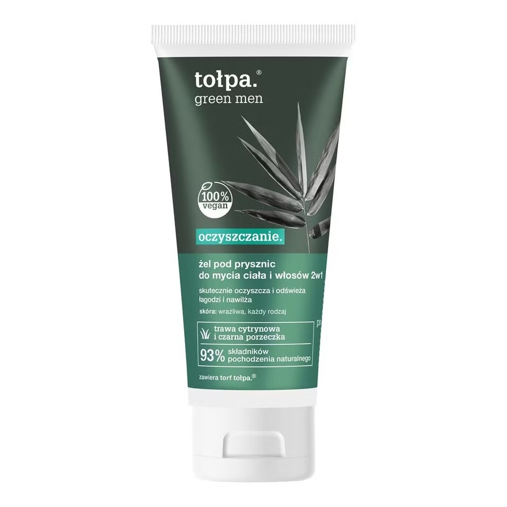Tolpa Green Men Cleansing Shower Gel 2in1 For Body and Hair 200ml
