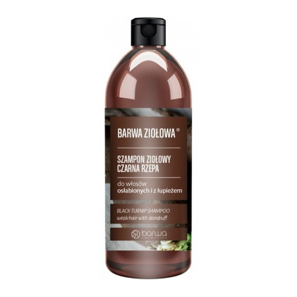 Barwa Herbal Black Turnip Shampoo for Weakened Hair with Dandruff 480ml
