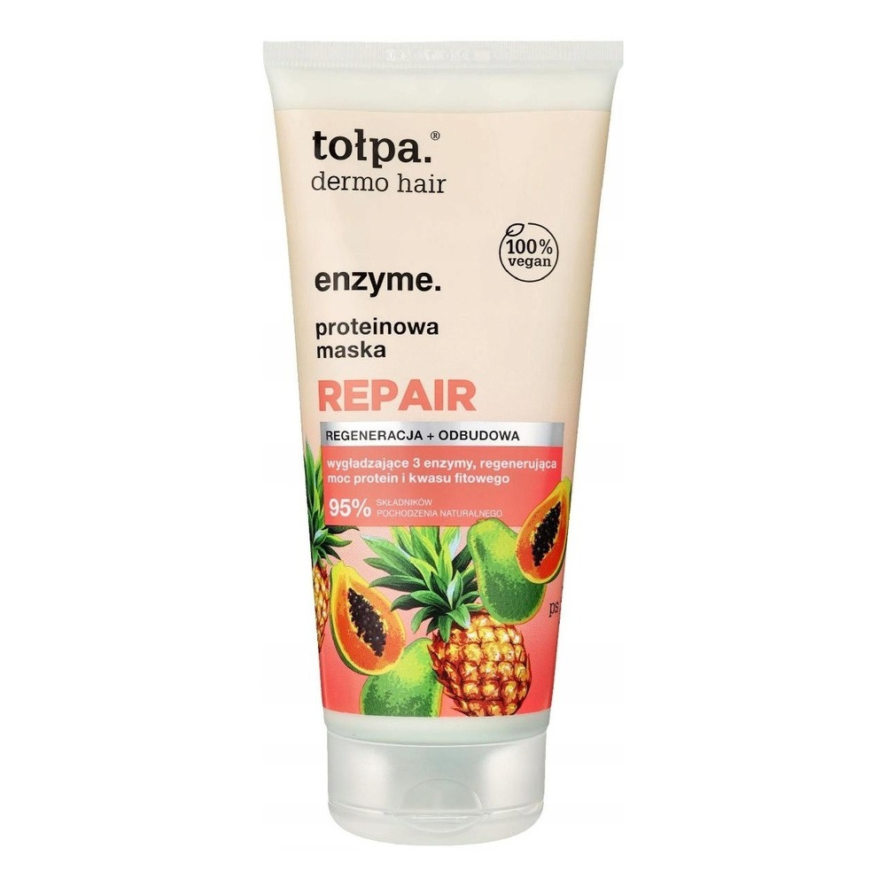 Tolpa Dermo Hair Enzyme Repair Protein Mask for Damaged & Color-Treated Hair 200ml