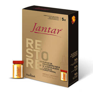 Jantar Treatment in Ampoules with Amber for Damaged Hair 5x5ml