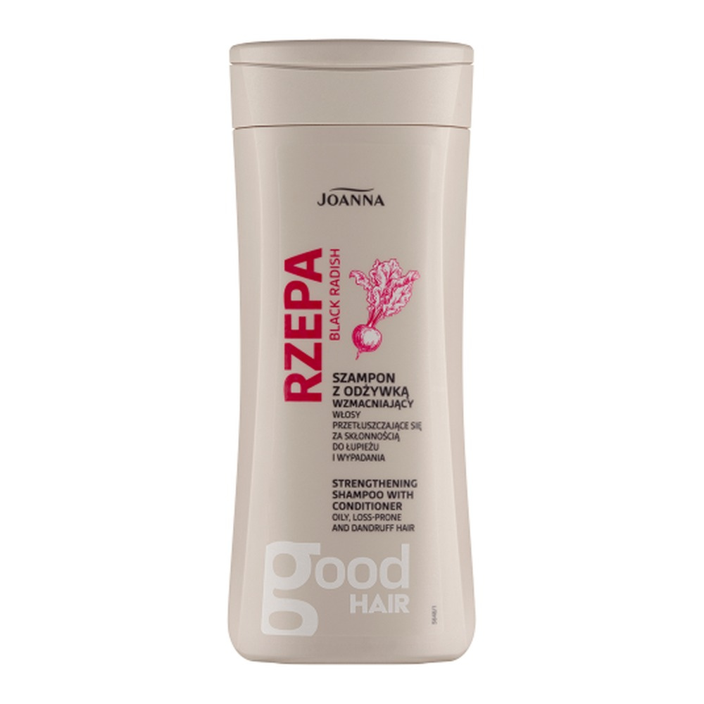 Joanna Black Radish Strengthening Shampoo with Conditioner 200ml