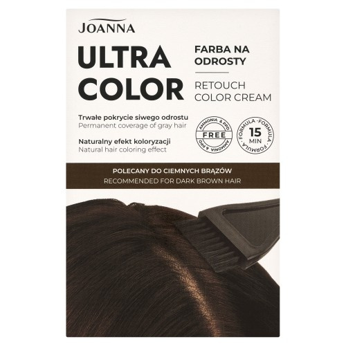 Joanna Ultra Color Retouch Color Cream 15g Dark Brown