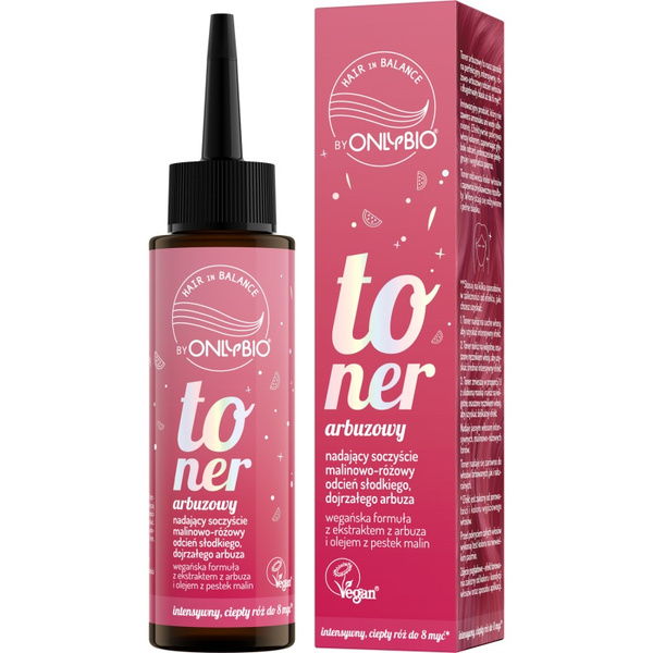 OnlyBio Hair in Balance Watermelon Toner for Blonde Hair 100ml