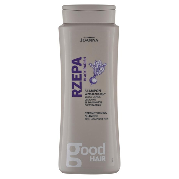Joanna Black Radish Strengthening Shampoo for Delicate Thin and Falling Out Hair 400ml